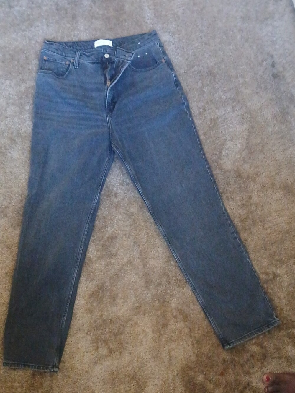 Abercrombie &Fitch The 90s Straight Ultra High Rise